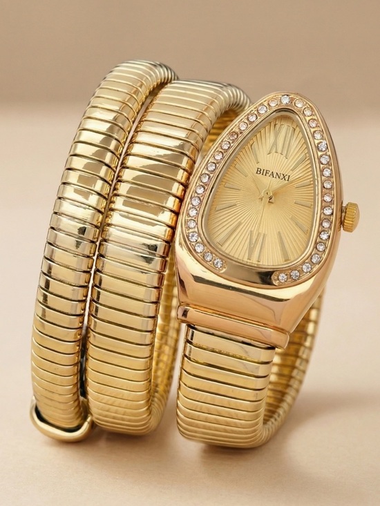 Anthropologie Accessories - Serpenti Watch Gold and Silver Watch